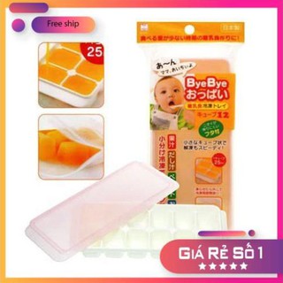 KHAY TRỮ THỨC ĂN DẶM CHO BÉ 8 VÀ 12 NGĂN CÓ NẮP ĐẬY