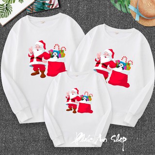 Áo Thu Đông Nhóm Lớp Gia Đình Nam Nữ Đủ Size Cực Kool - Noel Giáng Sinh Merry Christmas Ông Già Noel