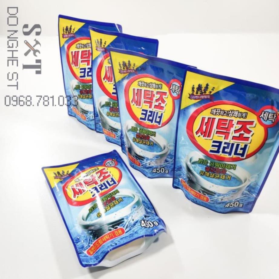 Bột tẩy lồng giặt cửa ngang cửa trước cửa trên Hàn Quốc - 450g