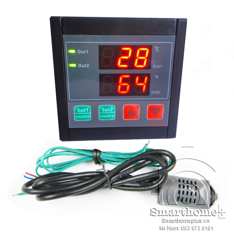 Công Tắc Kiểm Soát Nhiệt Độ, Độ Ẩm Cho Nhà Yến SHP-NY99