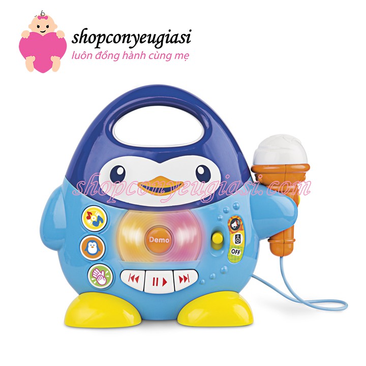 Đồ chơi chú chim cánh cụt phát nhạc Winfun 2514 - Quà Tặng Moony