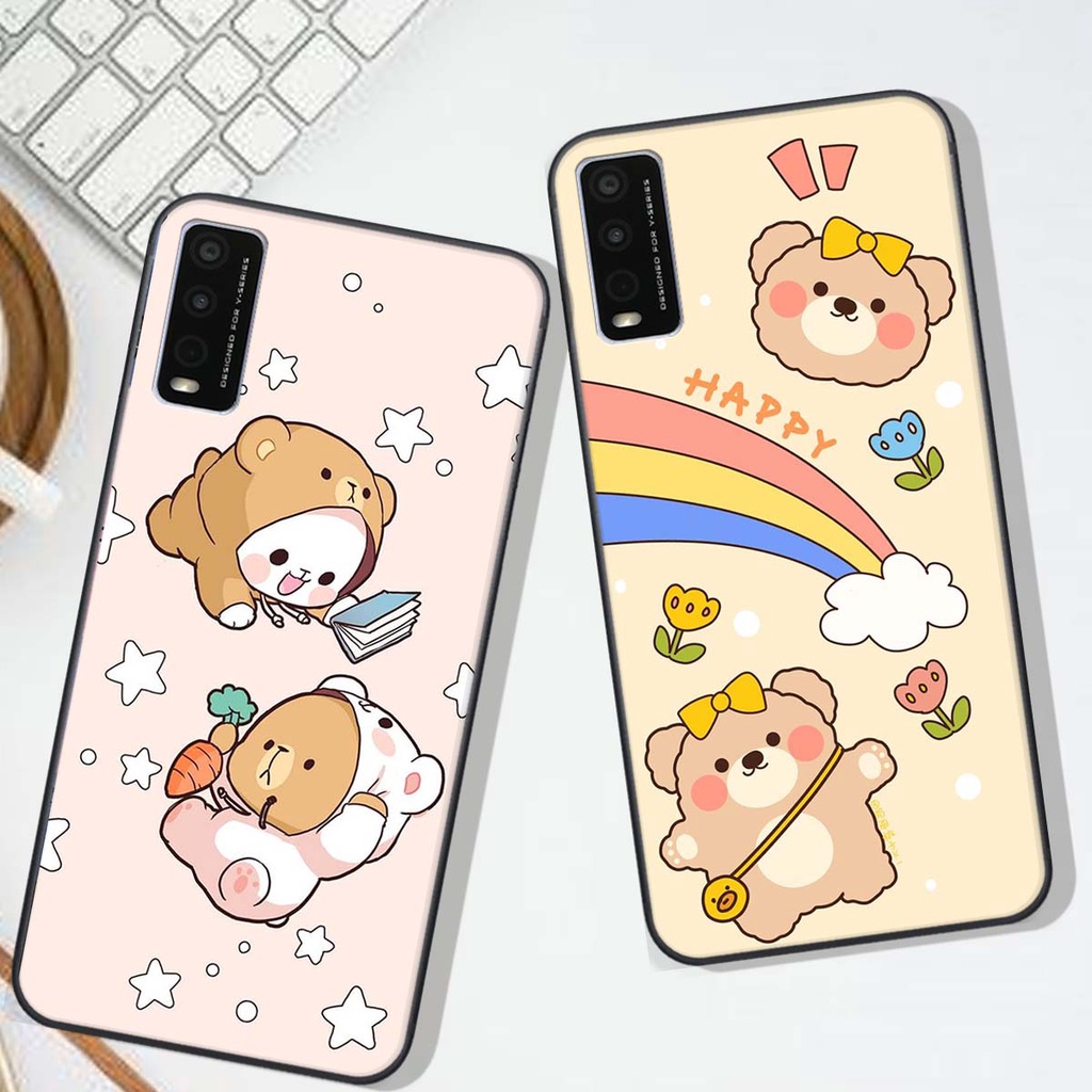Ốp lưng Vivo Y20 in hình Gấu xinh xắn, Bò sữa đáng yêu,  ĐẸP -  RẺ - XINH - ĐỘC ĐÁO