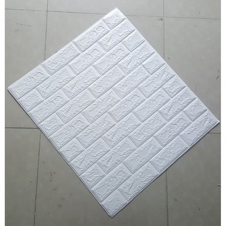 Combo 10 tấm xốp dán tường 3D dày 3mm loại 1