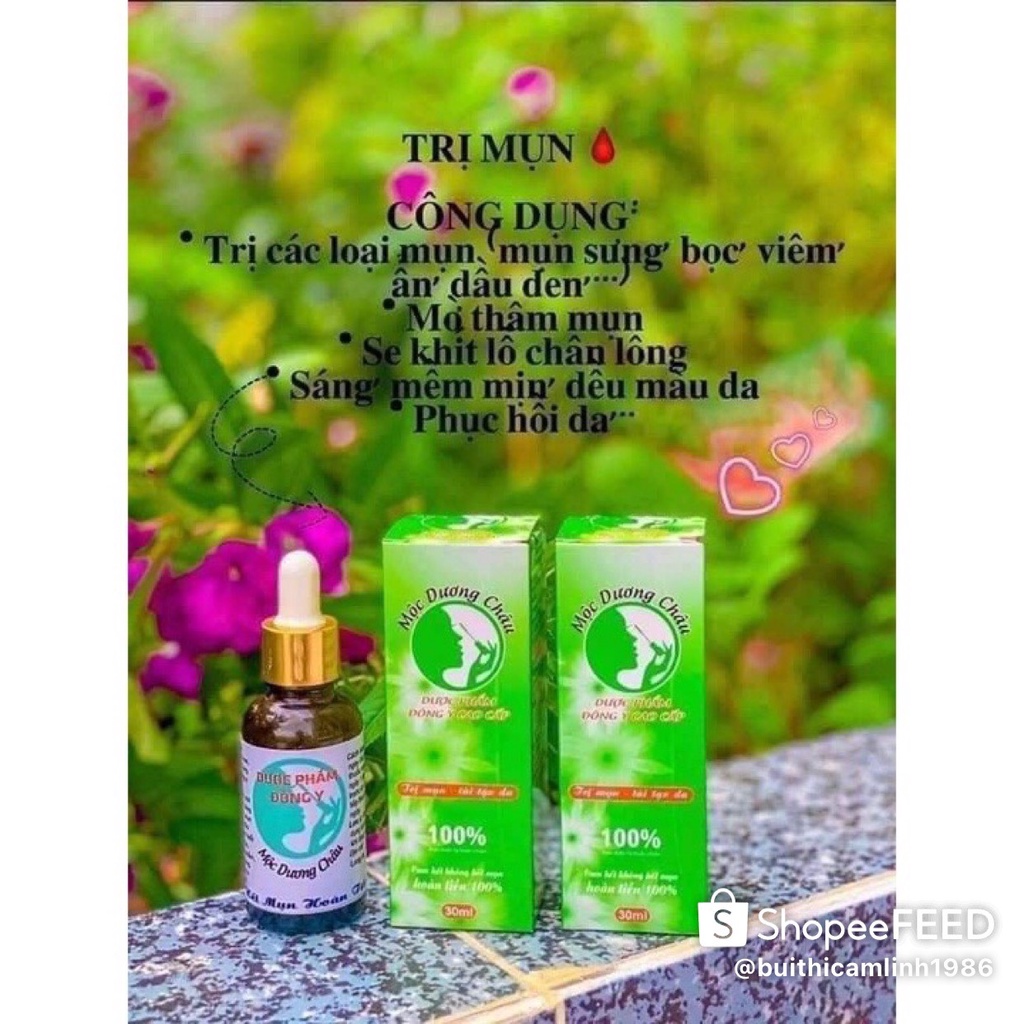 Serum tái tạo sạch mụn nhờn Mộc Dương Châu 30ml