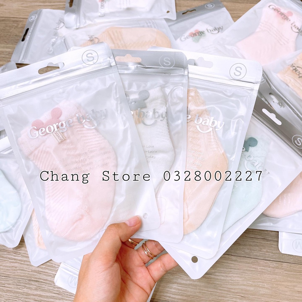 Tất Chân/ Vớ Chân Cao Cổ Cho Bé Từ Sơ Sinh đến 3 Tháng