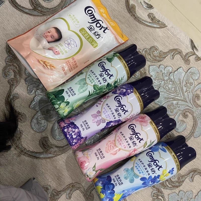 (THƠM MỀM VẢI )Viên xả CF cô đặc hương hoa hồng kháng khuẩn 200gr/chai (chính hãng)