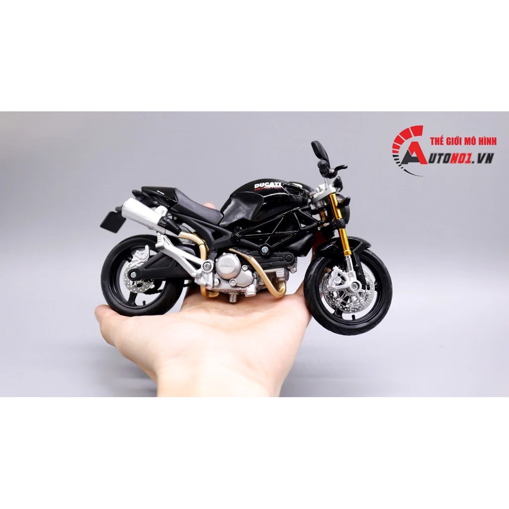 MÔ HÌNH XE DUCATI MONSTER 696 BLACK 1:12 MAISTO 1590