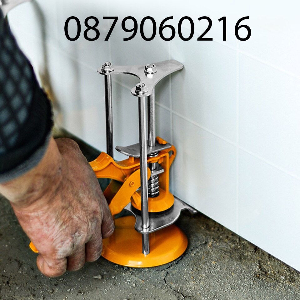 Combo 6 kích kê gạch chân tường - con đội kê gạch ốp tường 3 trụ thép sơn tĩnh điện