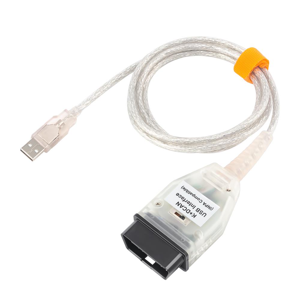 Dây Cáp Chẩn Đoán INPA K+CAN FT232RQ/FT232RL Cho BMW K+ Quét Giao Diện USB OBD/OBD2