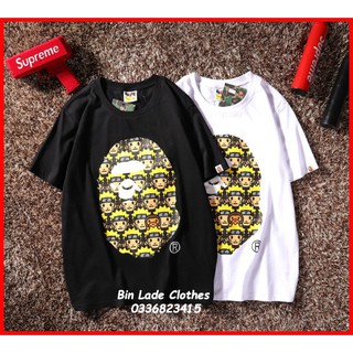 ⚡️[CHỈ 1 NGÀY] Áo tun BAPE Naruto ICON Kèm Mác