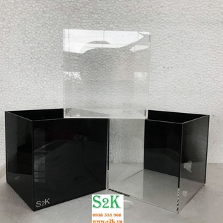 Bể acrylic CB15: 15x15x15, hồ mika siêu nhẹ phù hợp cho nuôi cá betta