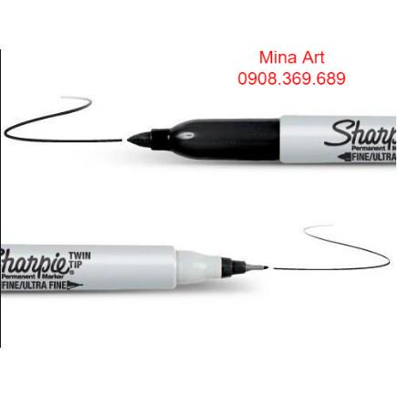 Bút sharpie permanent marker twin tip bút lẻ - ảnh sản phẩm 2