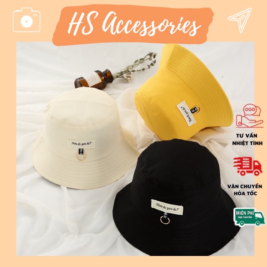 Mũ Bucket How do you do nón tai bào phong cách Hàn Quốc - B26