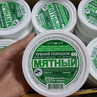 Bột Tẩy Trắng Răng Nga Artcolor 75gr hương bạc hà