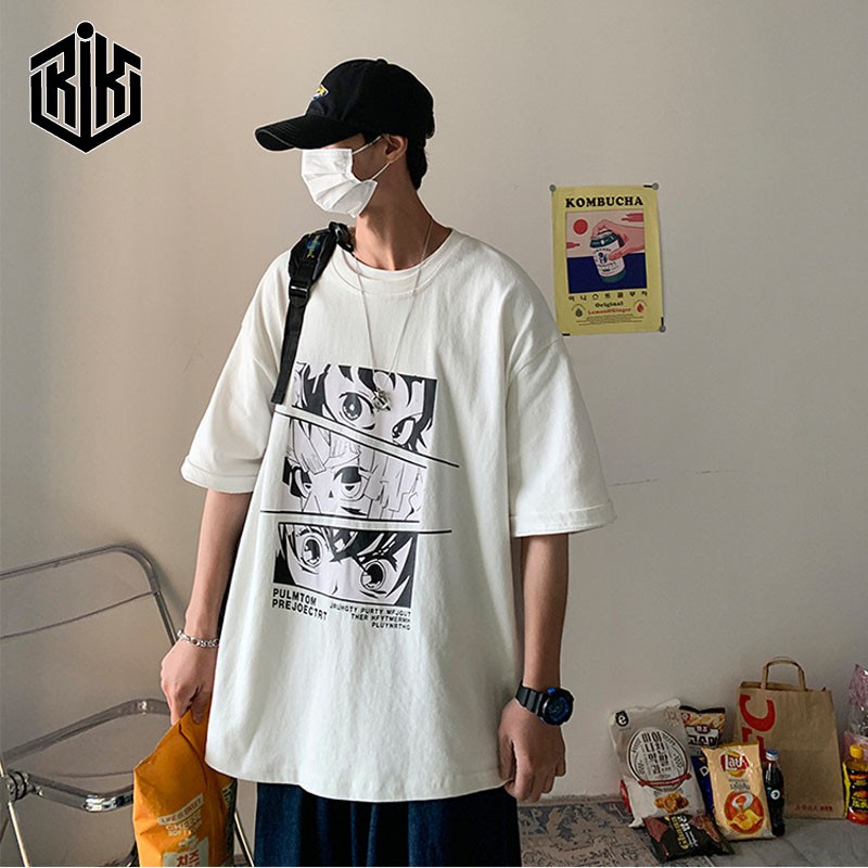 Áo Thun Unisex tay lỡ nữ nam form rộng oversize ATL133