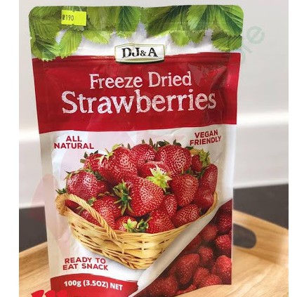 ⭐ Dâu Tây sấy khô nguyên trái DJ&A 100g ⭐Nhập Khẩu Chính Ngạch Australia ⭐ 100g | BigBuy360 - bigbuy360.vn