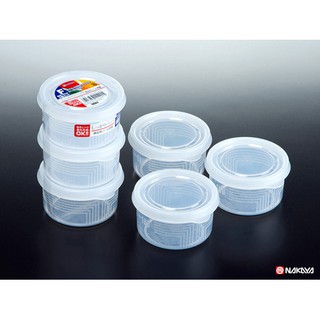 Set 3 hộp nhựa tròn 180ml Nakaya Japan