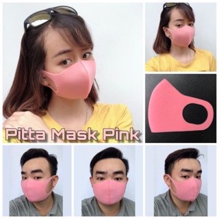 Pitta mask - khẩu trang pitta màu hồng