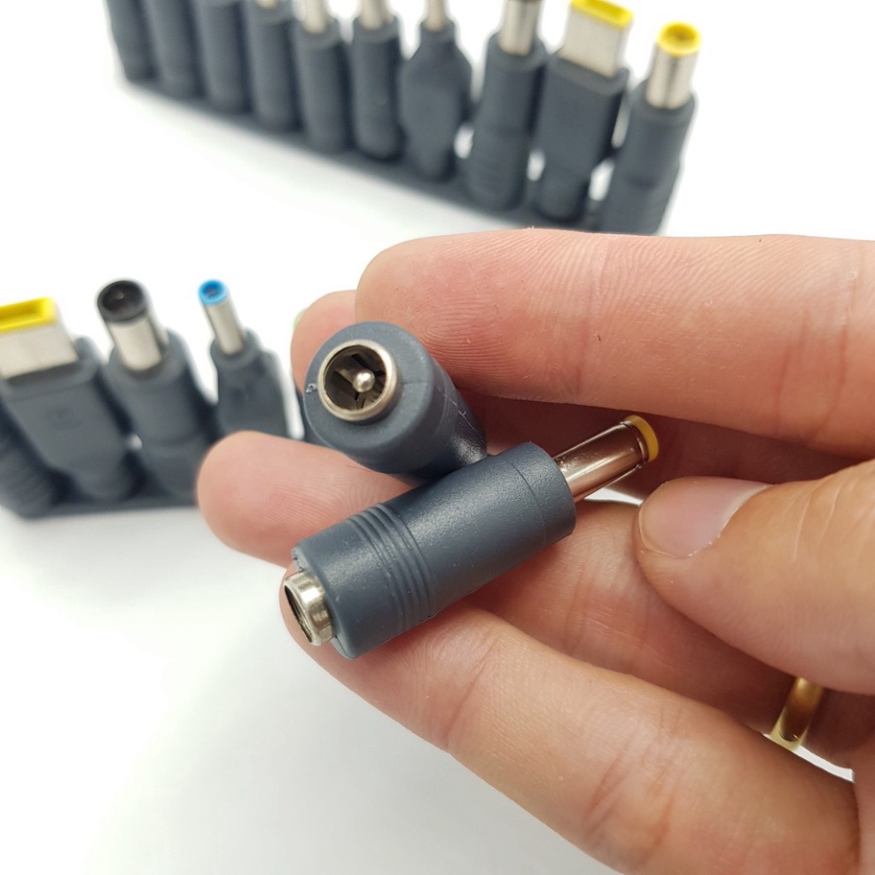 Bộ 10 Jack Cắm DC 5.5x2.1MM cho máy tính Chuyển Phích Cắm DC5.5mm Đa Năng - shopthongminh5.0