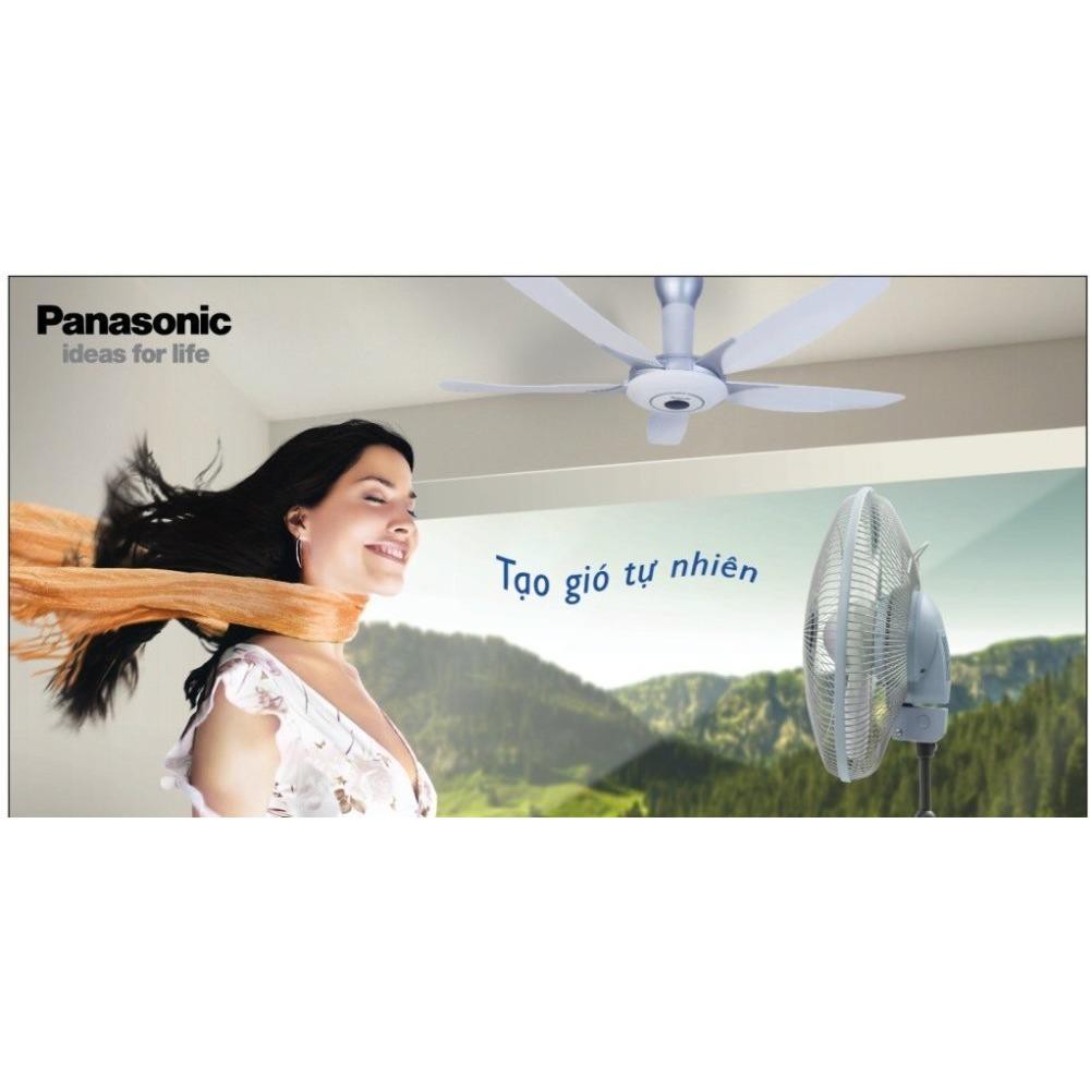 Quạt Trần 5 Cánh Panasonic F-60WWK (Trắng) - Có Điều Khiển Từ Xa - Bảo Hành 12 Tháng - Có Video Thực Tế