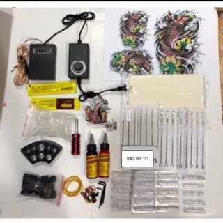 Combo bộ kit 1 máy xăm học viên Unicorn + full phụ kiện