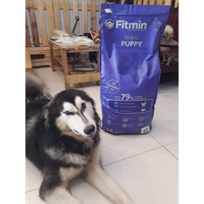 Thức ăn cho chó con Fitmin dog maxi puppy 3kg
