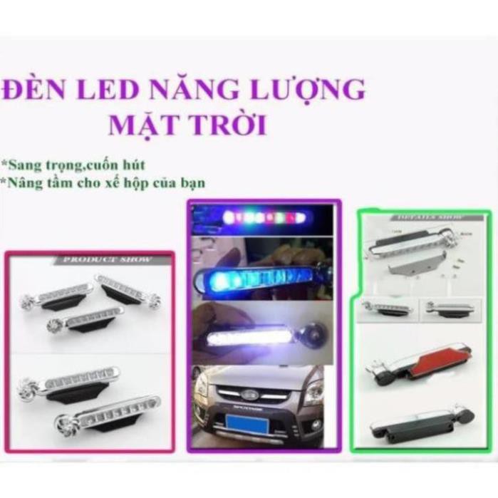 Đèn Led Năng Lượng Gió Trang Trí Ô Tô ( loại nhiều màu)