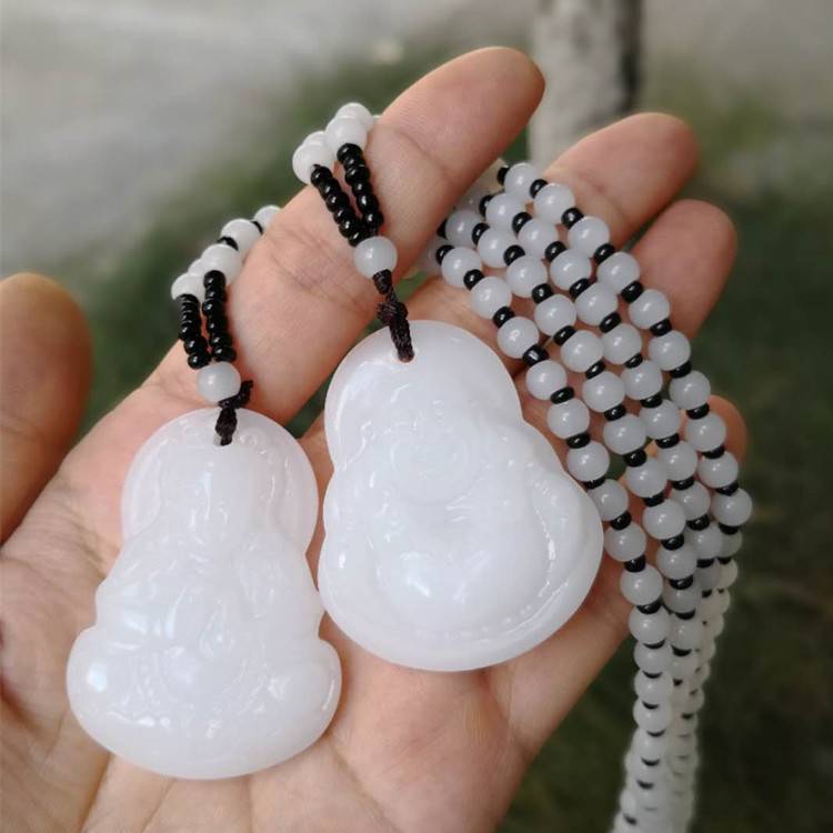 Mặt Vòng cổ Hình Tượng Phật Màu Xanh Lá