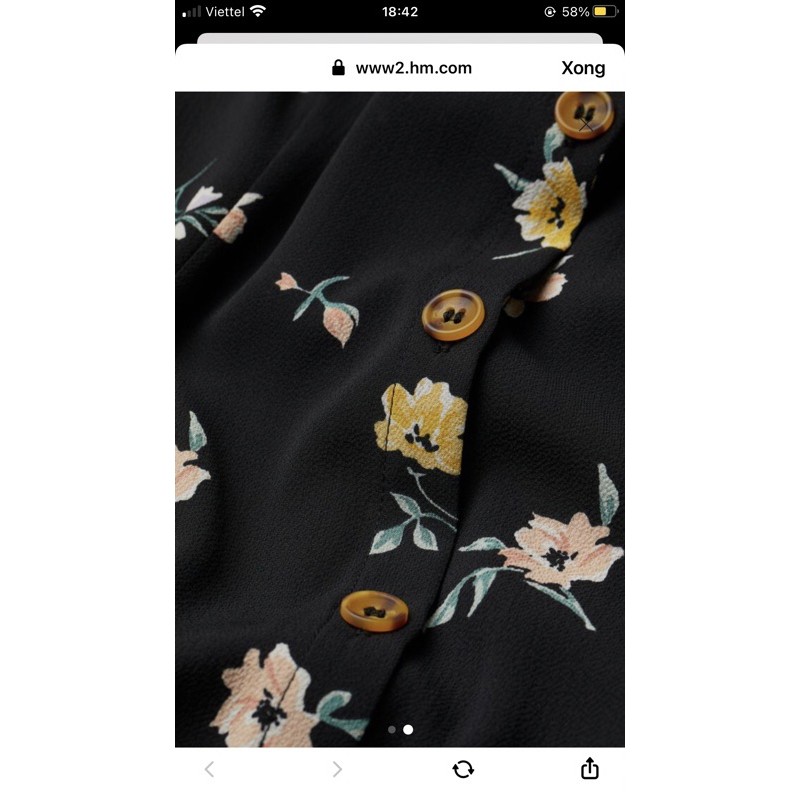 Váy HM auth size S newtag