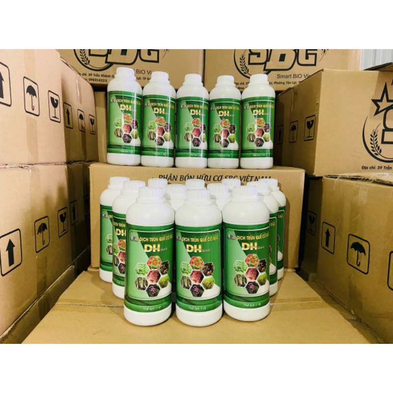 Phân hữu cơ - dịch trùn quế DH Gold/ Đạm cá  SBC cô đặc SBC lít pha 400- 600 lít