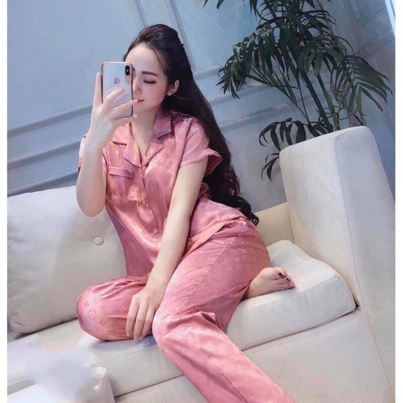 Bộ đồ Pijama lụa ❤️ Bộ lụa gấm tay ngắn quần dài [ HÀNG ĐẸP CHUẨN