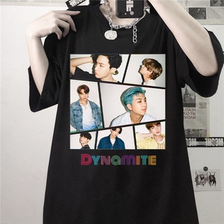 Áo thun tay ngắn oversize in hình BTS phong cách Gothic harajuku hợp mùa hè cho nữ