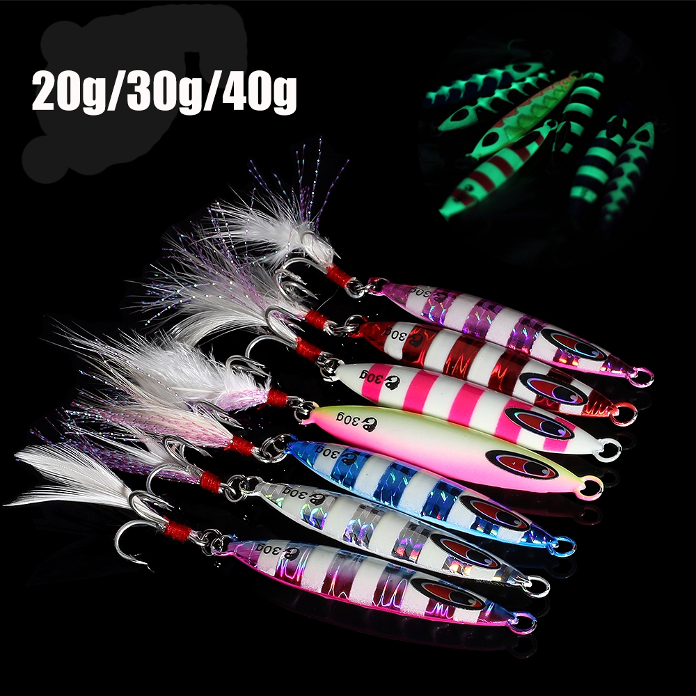 Mồi câu cá 20/30/40g đúc chì đầy màu sắc chuyên dụng