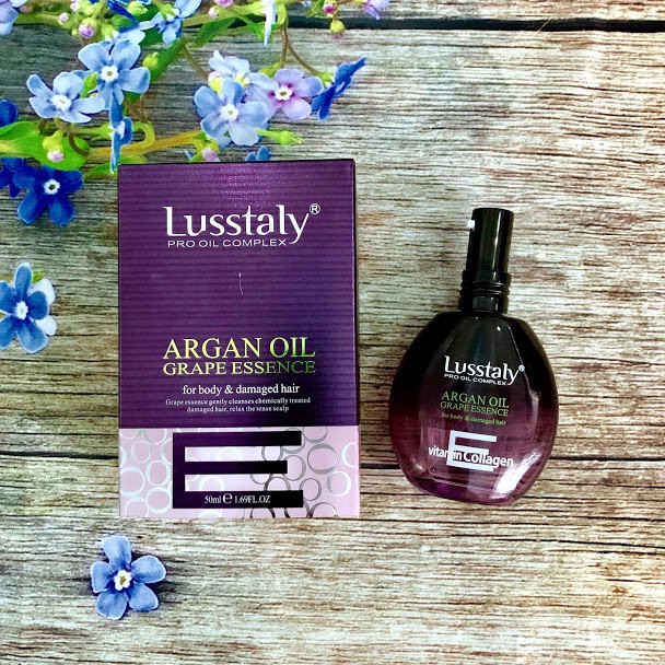 [Frreeship + mặt nạ] Lusstaly Argan Oil tinh dầu dưỡng tóc Italia 50ml AZ008 (Cam Kết chính Hãng)