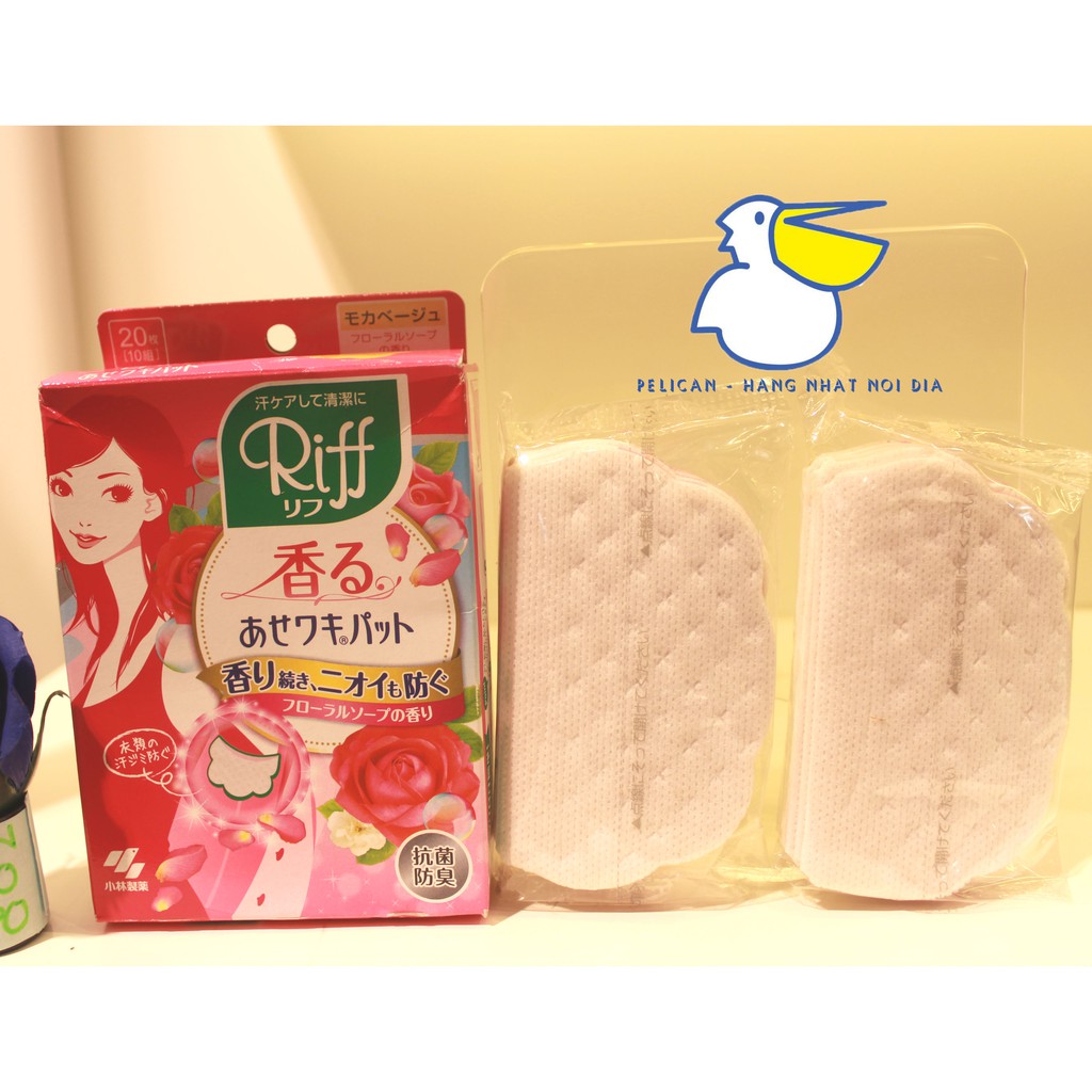 MIẾNG DÁN THẤM MỒ HÔI NÁCH DÀNH CHO NỮ RIFF KOBAYASHI HÀNG NHẬT NỘI ĐỊA