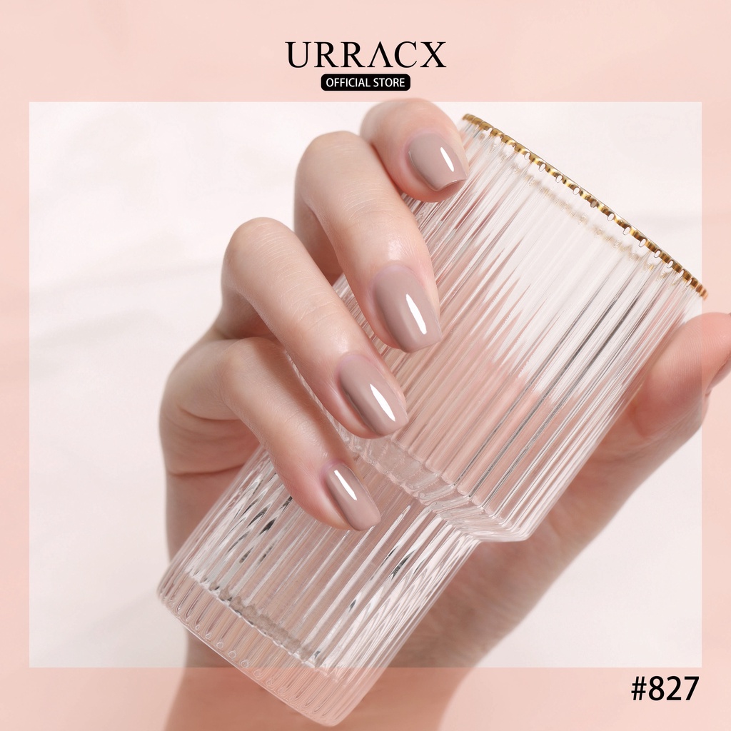 URRACX Nước Sơn móng tay bóng màu đen sơn móng tay 8ml（Vận chuyển từ Hà Nội）