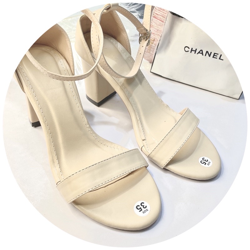 Sandan bít gót đơn giản siêu xinh gót cao 7cm có bigsize 35-43