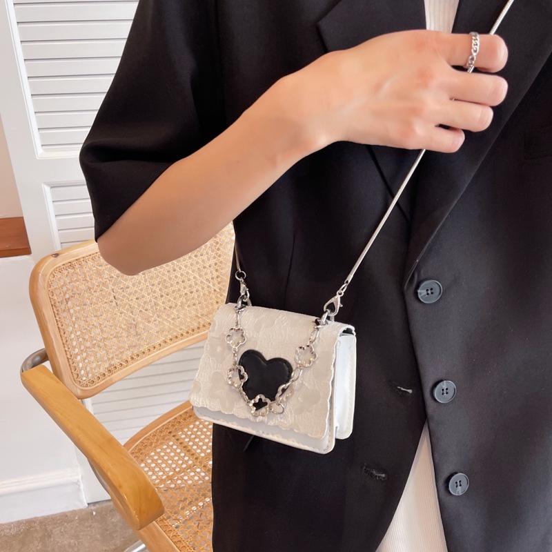 Túi Đeo Chéo mini 2022 Màu Đen Thời Trang Dành Cho Nữ