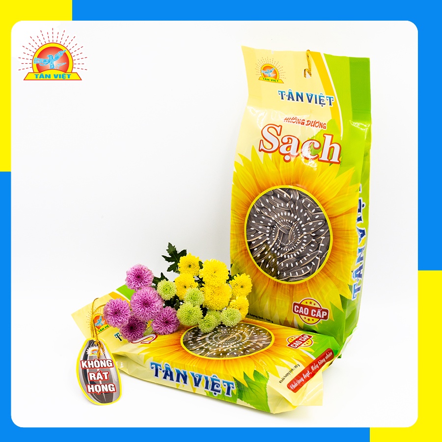 Hướng Dương Sạch Tân Việt Thơm Ngon Gói 230gr - 400gr