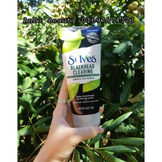 Tẩy da chết trà xanh st.ives blackhead