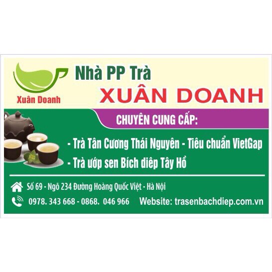 TRÀ XANH TÚI LỌC TÂN CƯƠNG - HOÀNG BÌNH - HƯƠNG NHÀI/ HƯƠNG SEN