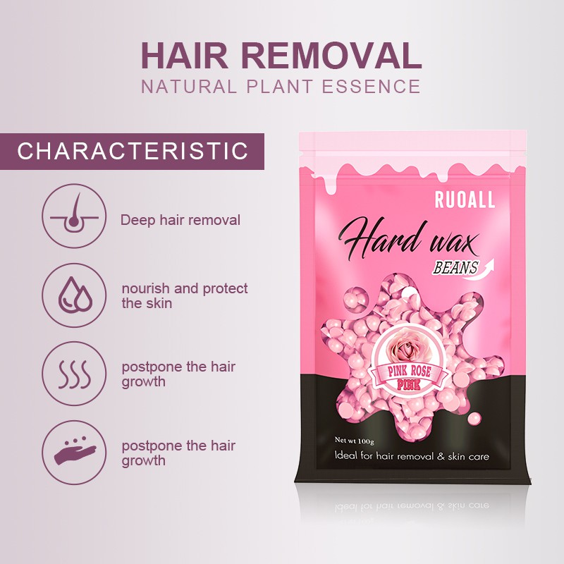 Sáp hạt đậu tẩy lông 100g chuyên nghiệp RUOALL