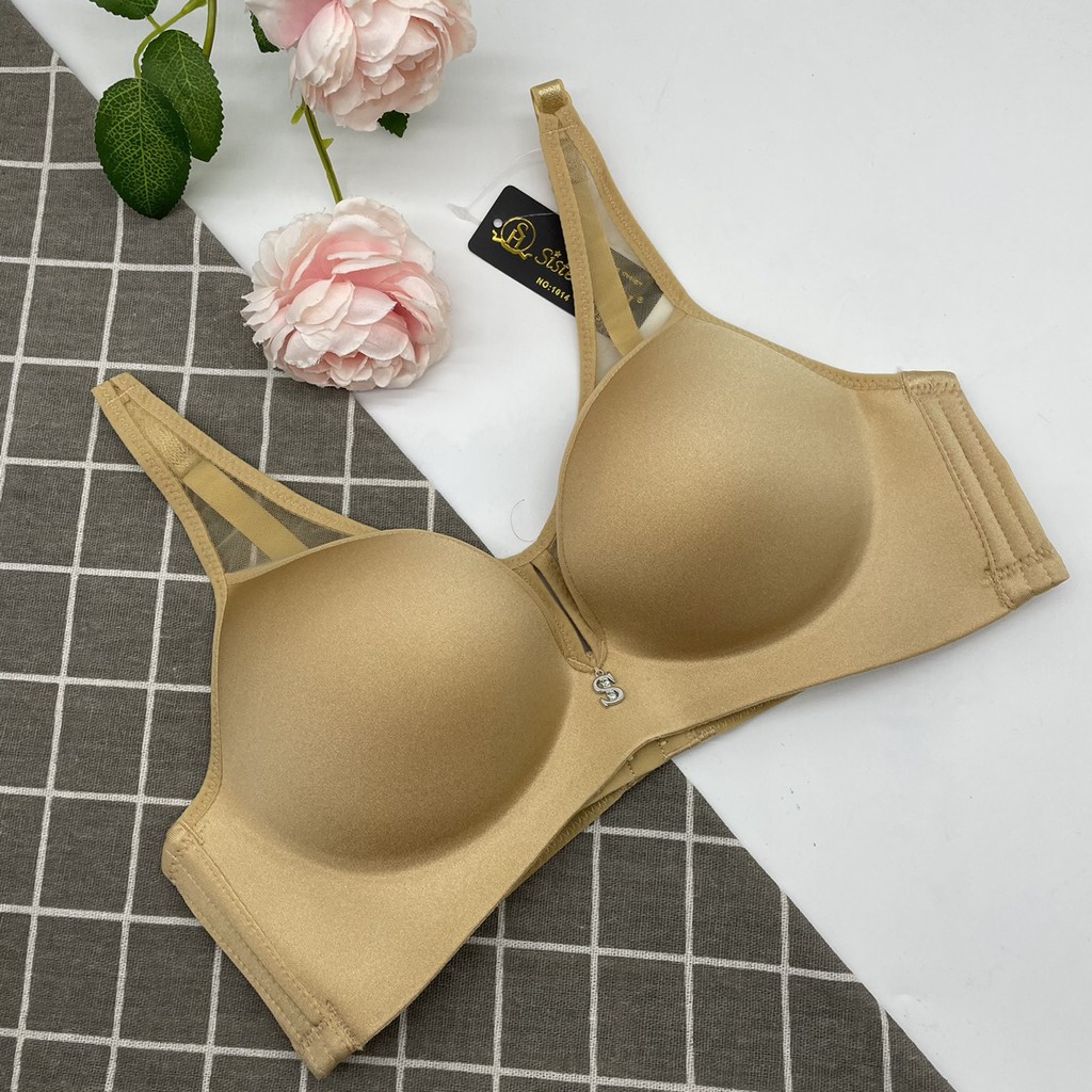 Áo đúc dây lưới , áo lót su đúc nữ trơn , đệm mỏng không gọng 1014 không gian eva KGE
