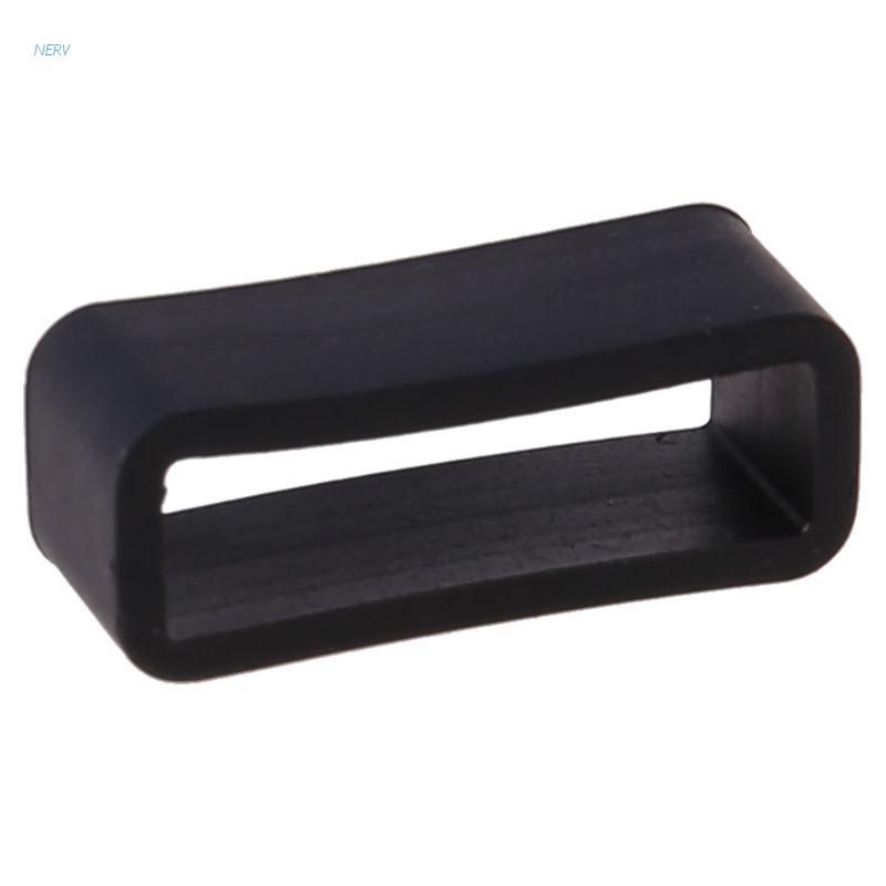 Vòng đệm silicon 18mm màu đen thay thế cho Garmin Vivosmart