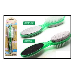 Bộ 2 dụng cụ chà gót chân (Tím)
