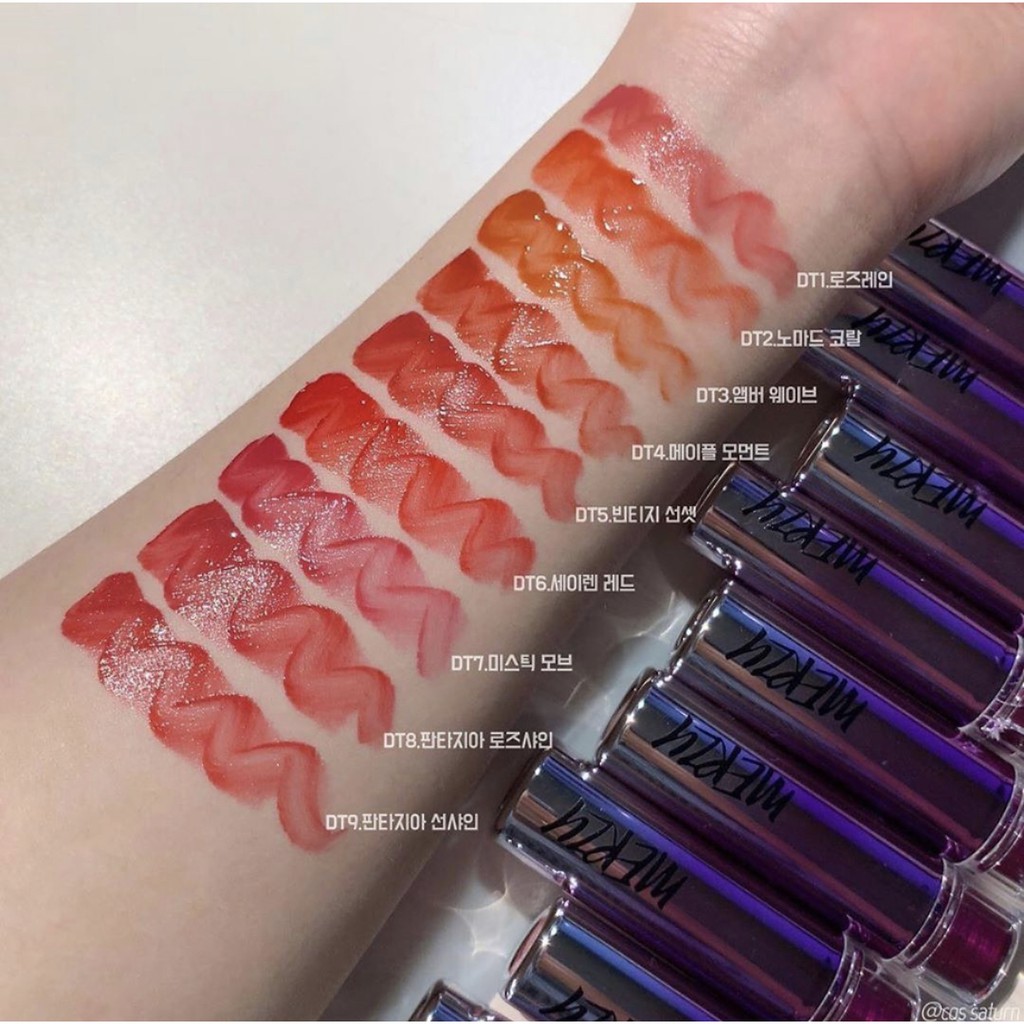 Son tint bóng siêu lì, cho đôi môi căng mọng Merzy Aura Dewy Tint | BigBuy360 - bigbuy360.vn