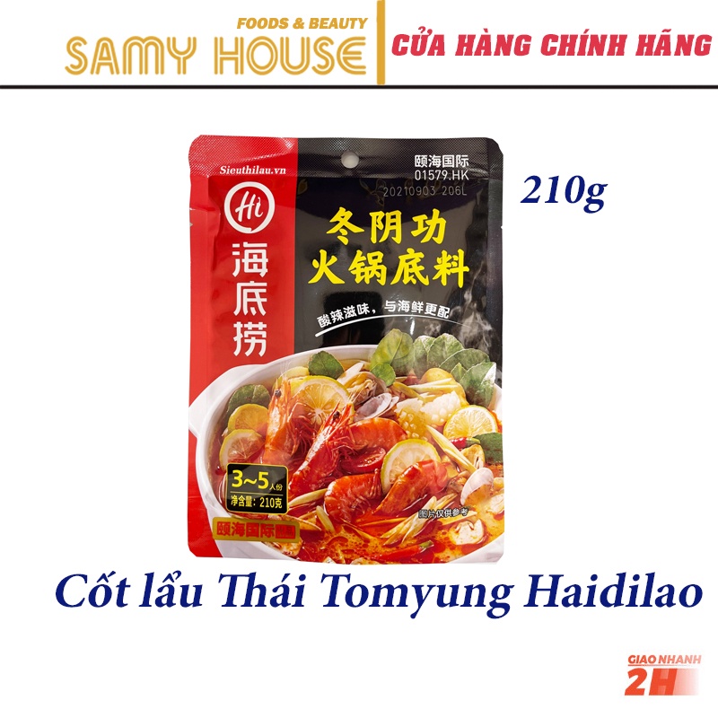 Cốt Gia Vị Lẩu Haidilao Lẩu Thái Tomyum Chua Cay Thơm Ngon Hảo Hạng