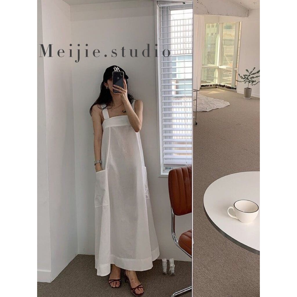 Đầm hai dây bản to form thụng kèm ảnh thật ở cuối | hàng order thường về sớm hơn dự kiến vui lòng ko hủy