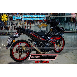 tem rời exciter 150 đen đỏ mxking