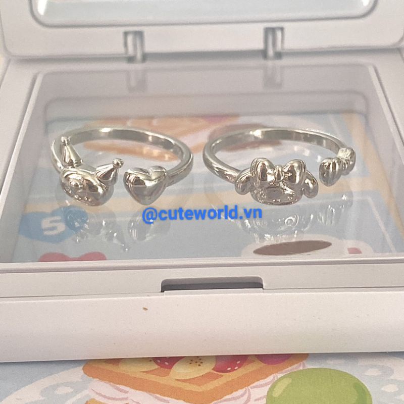 Nhẫn Bạc Hình Kuromi My Melody
